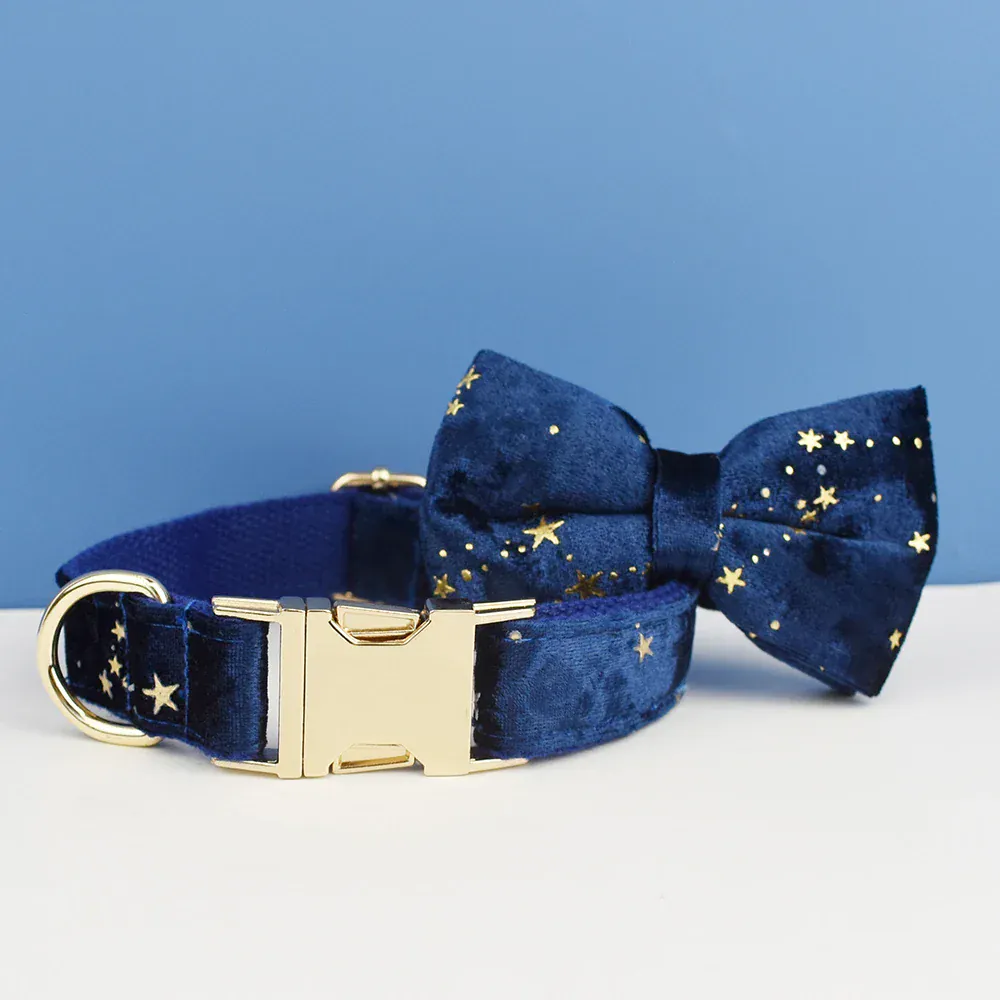Personalized Dark Blue Velvet Classic Set - Image 9