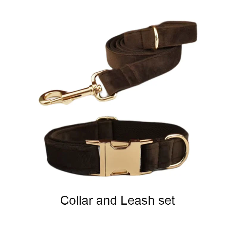 Personalized Dark Brown Velvet Classic Set - Image 15