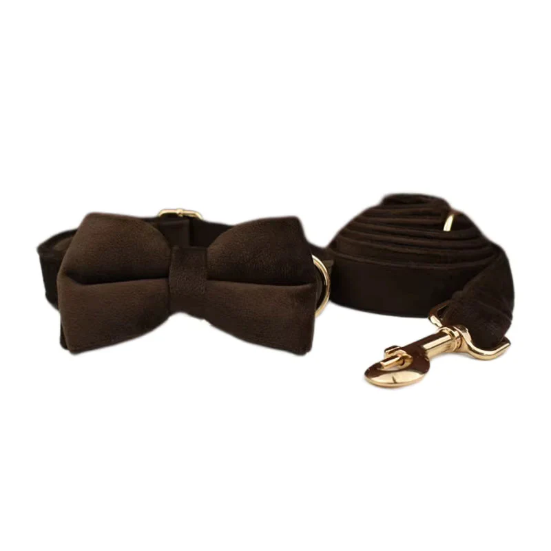Personalized Dark Brown Velvet Classic Set - Image 16
