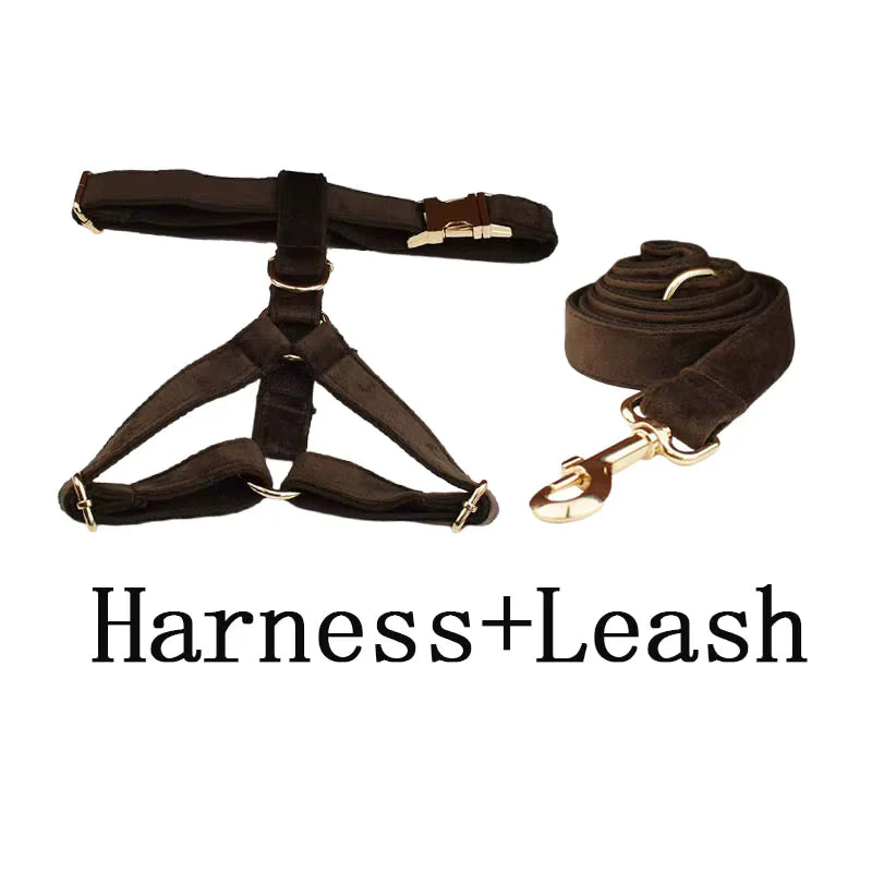 Personalized Dark Brown Velvet Classic Set - Image 17