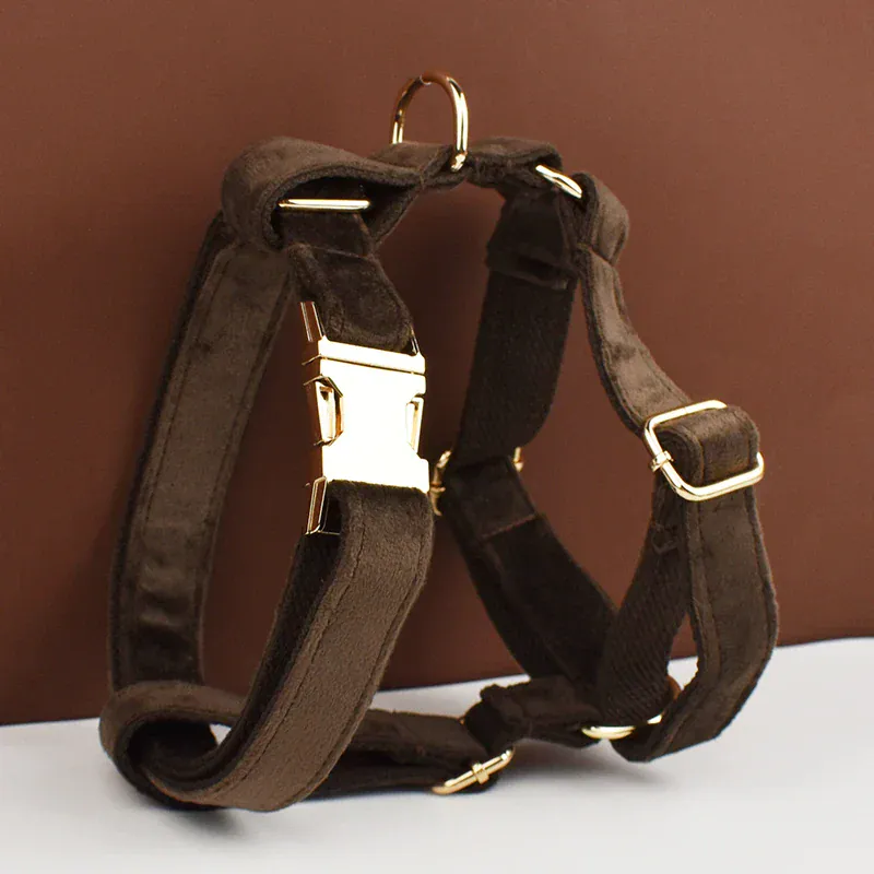 Personalized Dark Brown Velvet Classic Set - Image 7