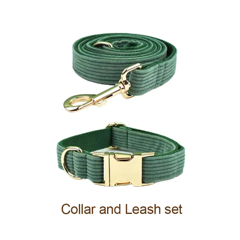 Personalized Dark Green Corduroy Classic Set - Image 16