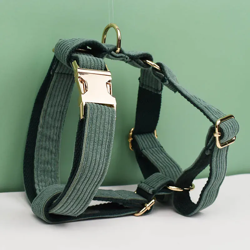 Personalized Dark Green Corduroy Classic Set - Image 2