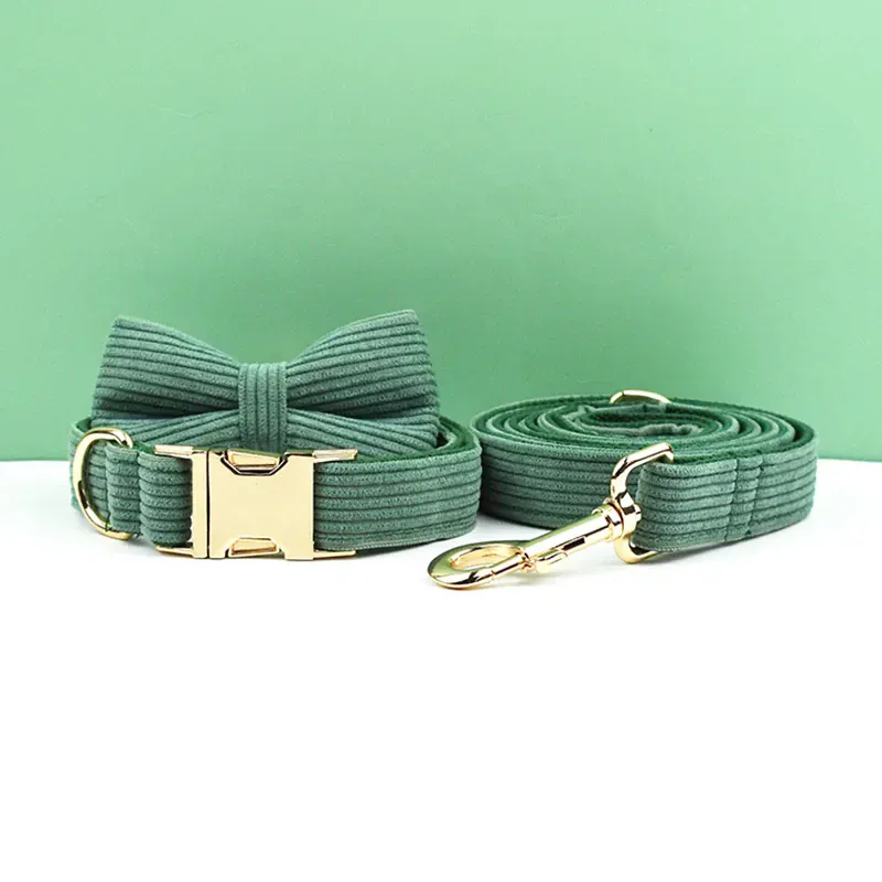 Personalized Dark Green Corduroy Classic Set - Image 3