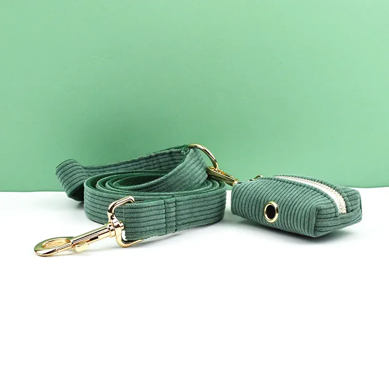 Personalized Dark Green Corduroy Classic Set - Image 7
