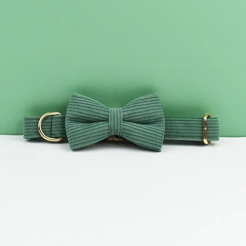 Personalized Dark Green Corduroy Classic Set - Image 8