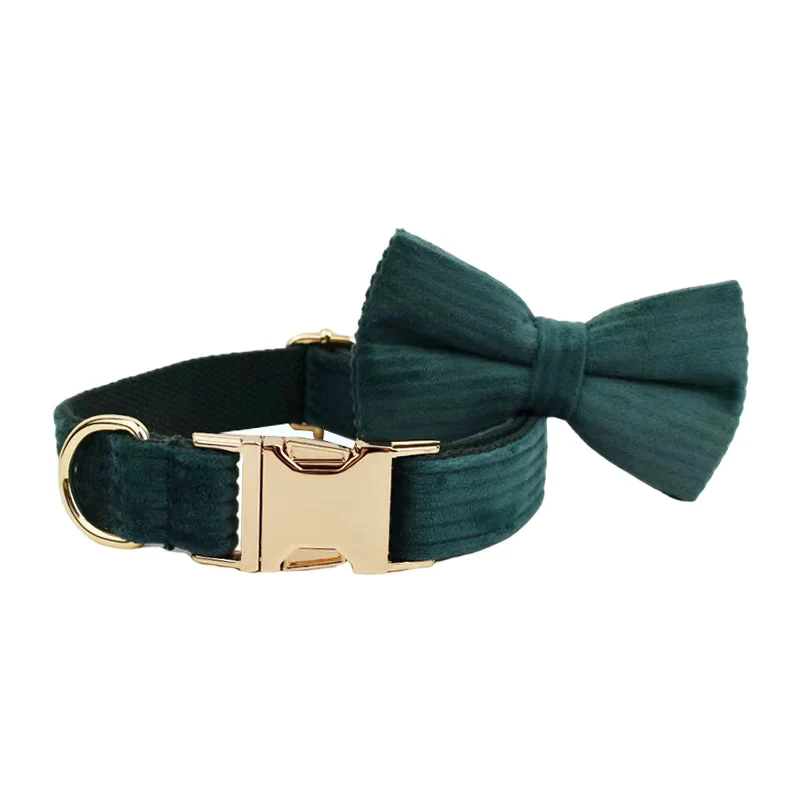 Personalized Dark Green Corduroy Classic Set - Image 11