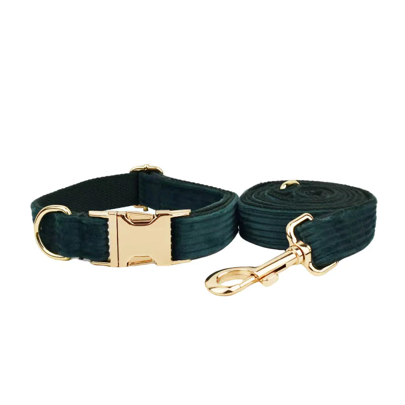 Personalized Dark Green Corduroy Classic Set - Image 15