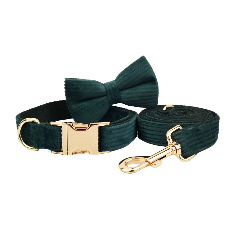 Personalized Dark Green Corduroy Classic Set - Image 16
