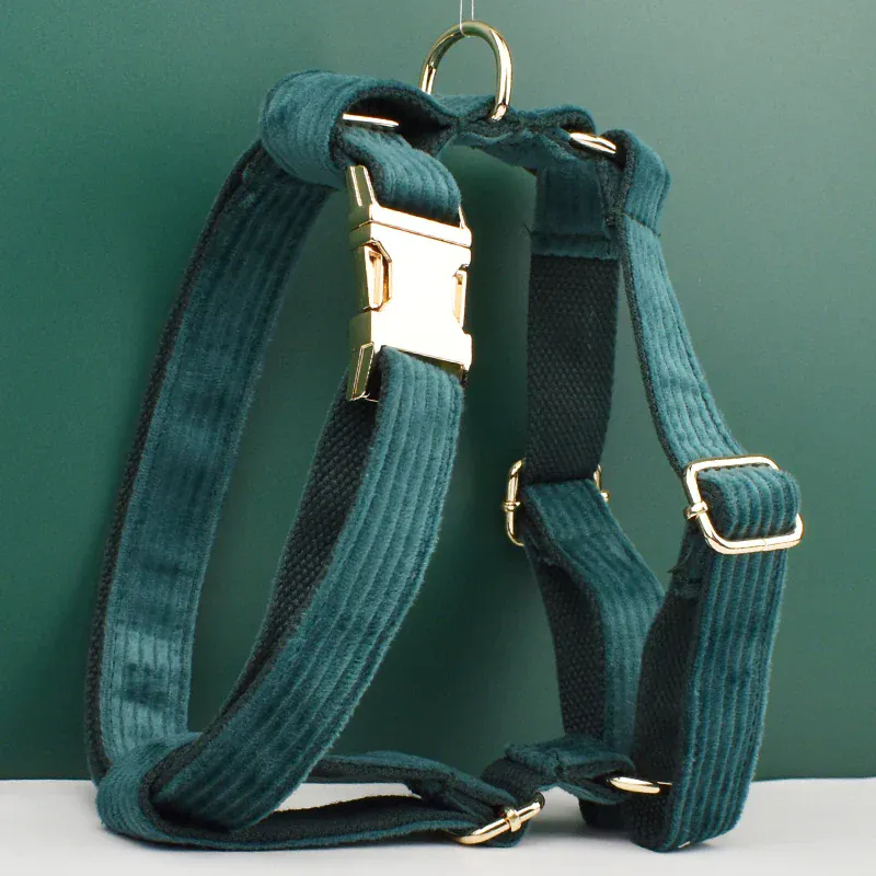Personalized Dark Green Corduroy Classic Set - Image 5