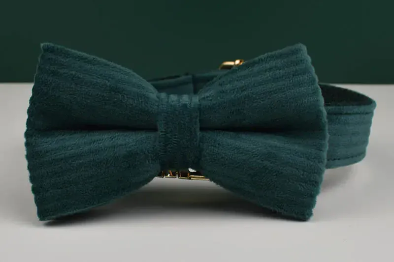 Personalized Dark Green Corduroy Classic Set - Image 8