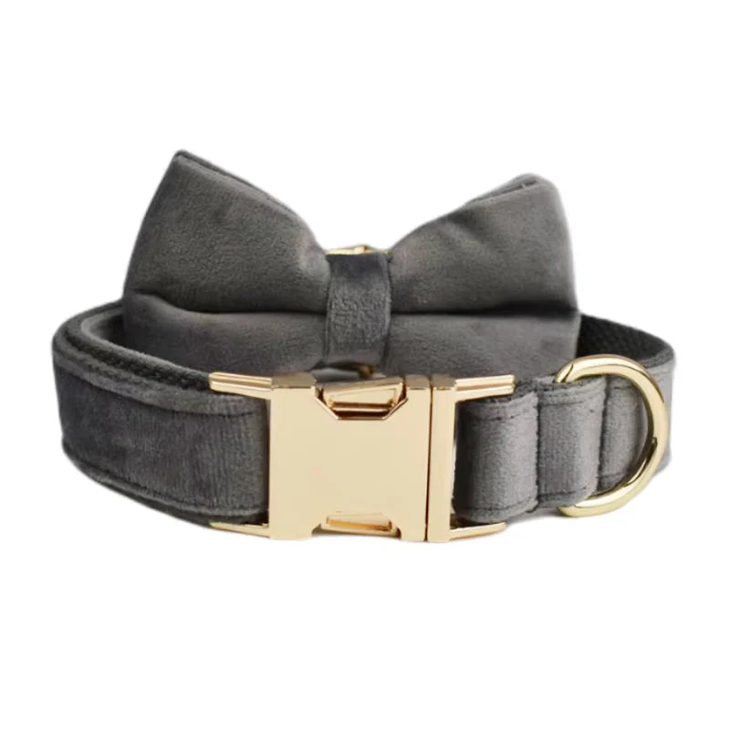 Personalized Dark Grey Velvet Classic Set - Image 14