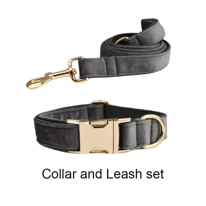 Personalized Dark Grey Velvet Classic Set - Image 18
