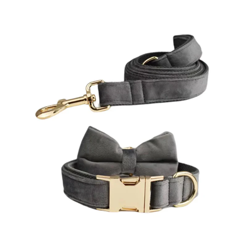 Personalized Dark Grey Velvet Classic Set - Image 19