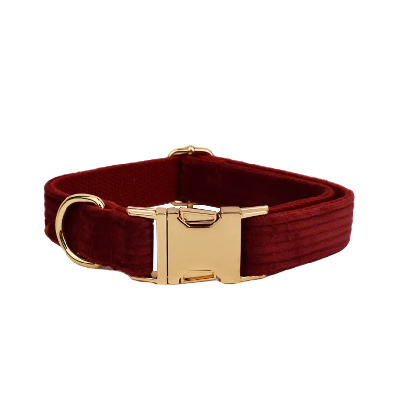 Personalized Dark Red Corduroy Classic Set - Image 11
