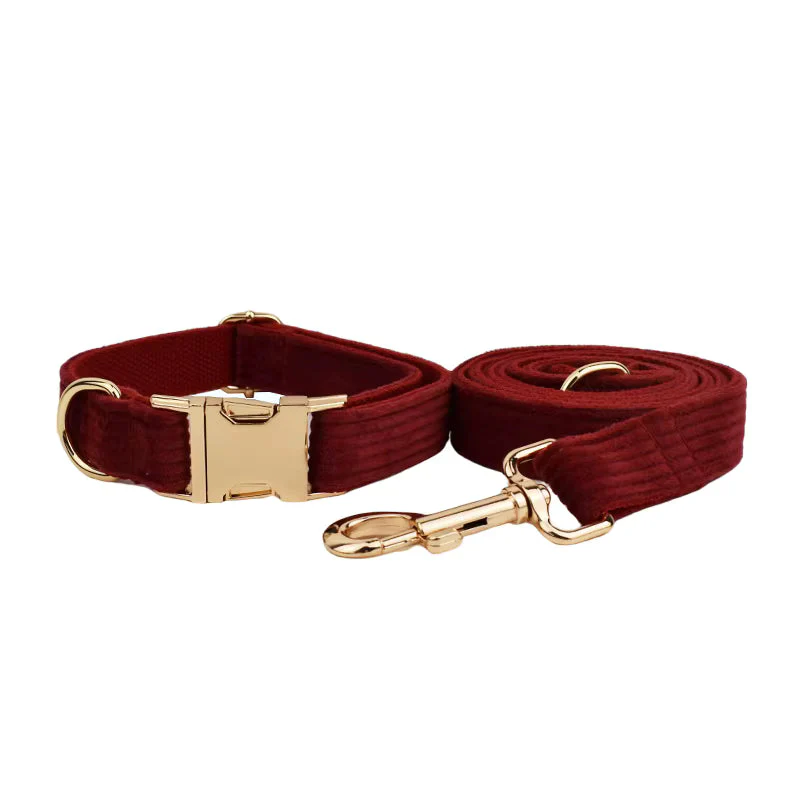 Personalized Dark Red Corduroy Classic Set - Image 14