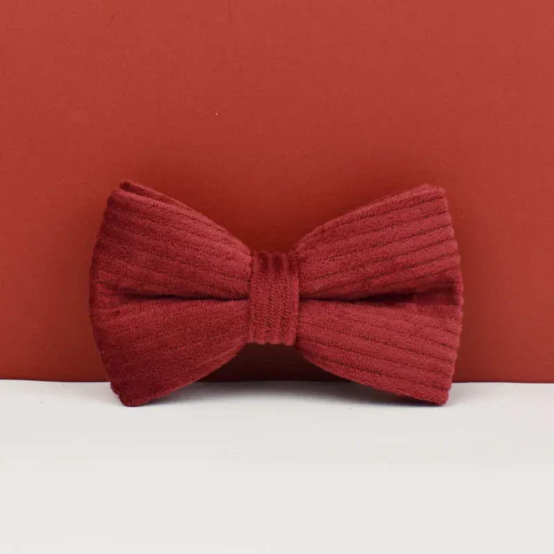 Personalized Dark Red Corduroy Classic Set - Image 7