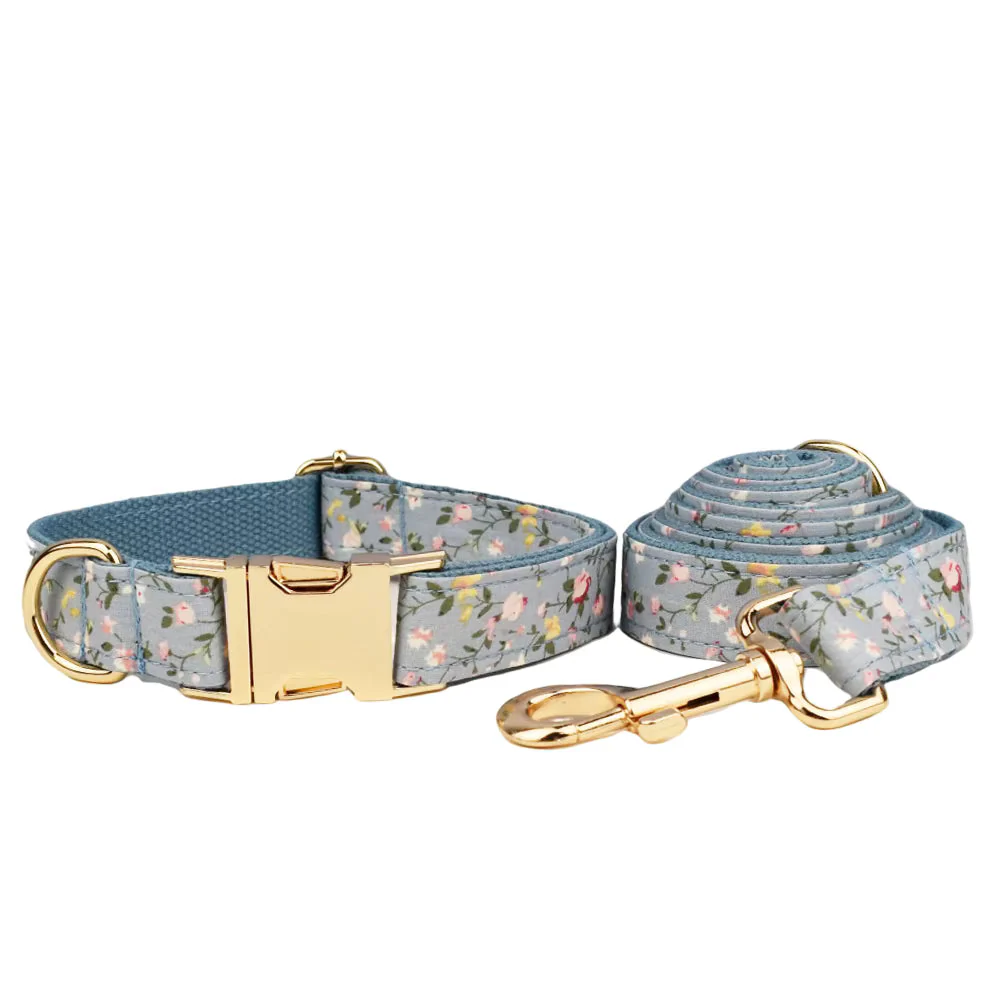 Personalized Dusty Blue Floral Classic Set - Image 17