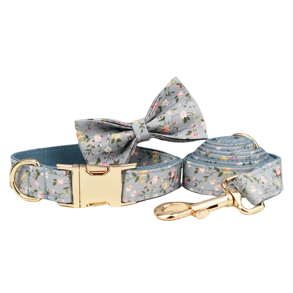 Personalized Dusty Blue Floral Classic Set - Image 18