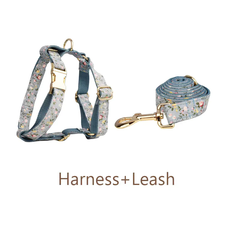 Personalized Dusty Blue Floral Classic Set - Image 19