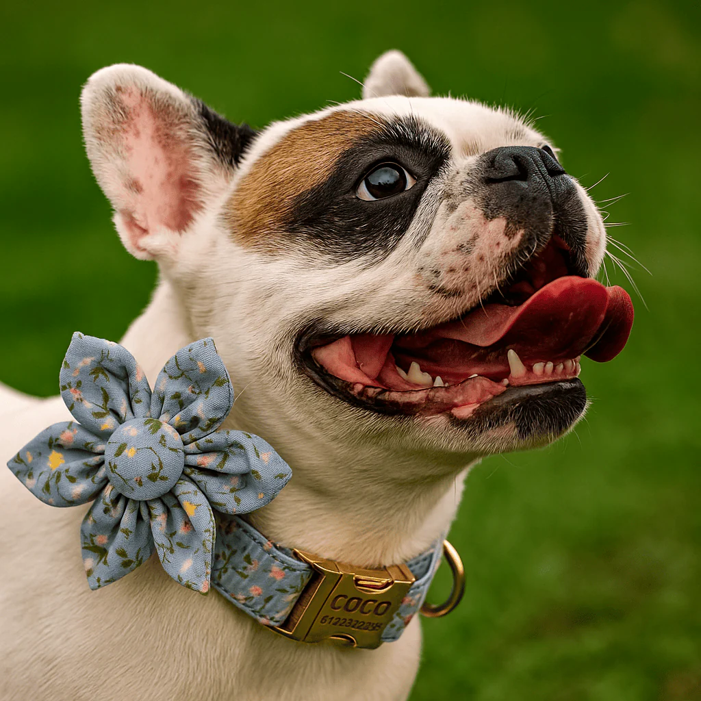 Personalized Dusty Blue Floral Classic Set - Image 2