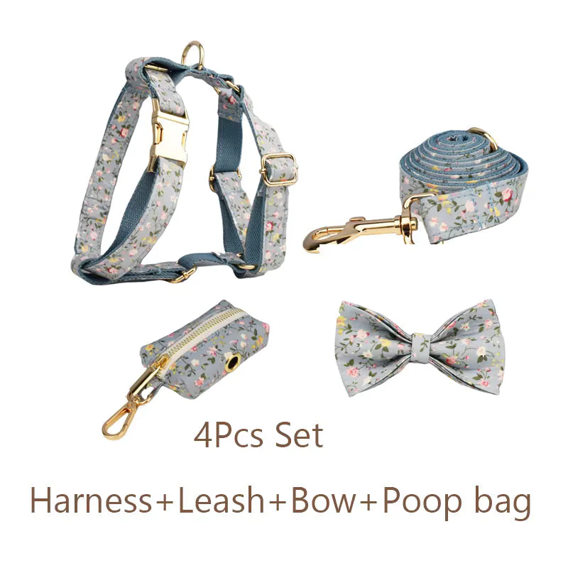 Personalized Dusty Blue Floral Classic Set - Image 20