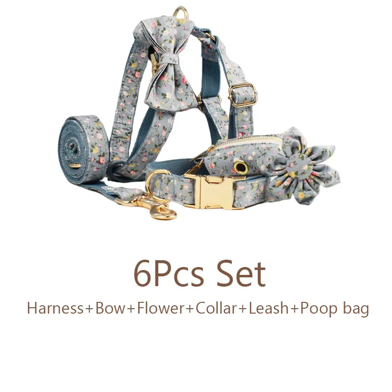 Personalized Dusty Blue Floral Classic Set - Image 22