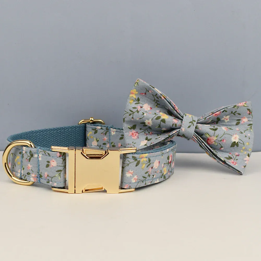 Personalized Dusty Blue Floral Classic Set - Image 5