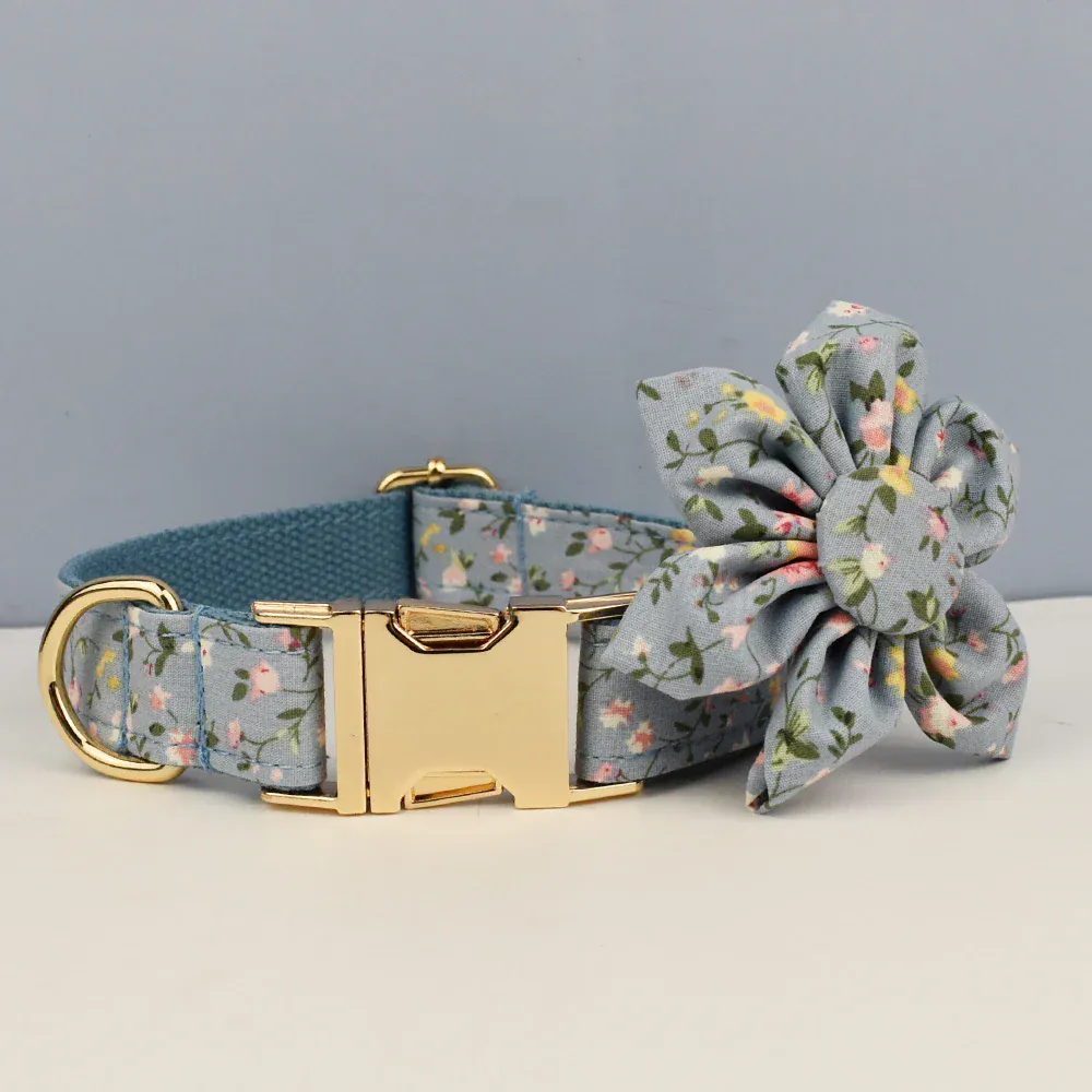 Personalized Dusty Blue Floral Classic Set - Image 7