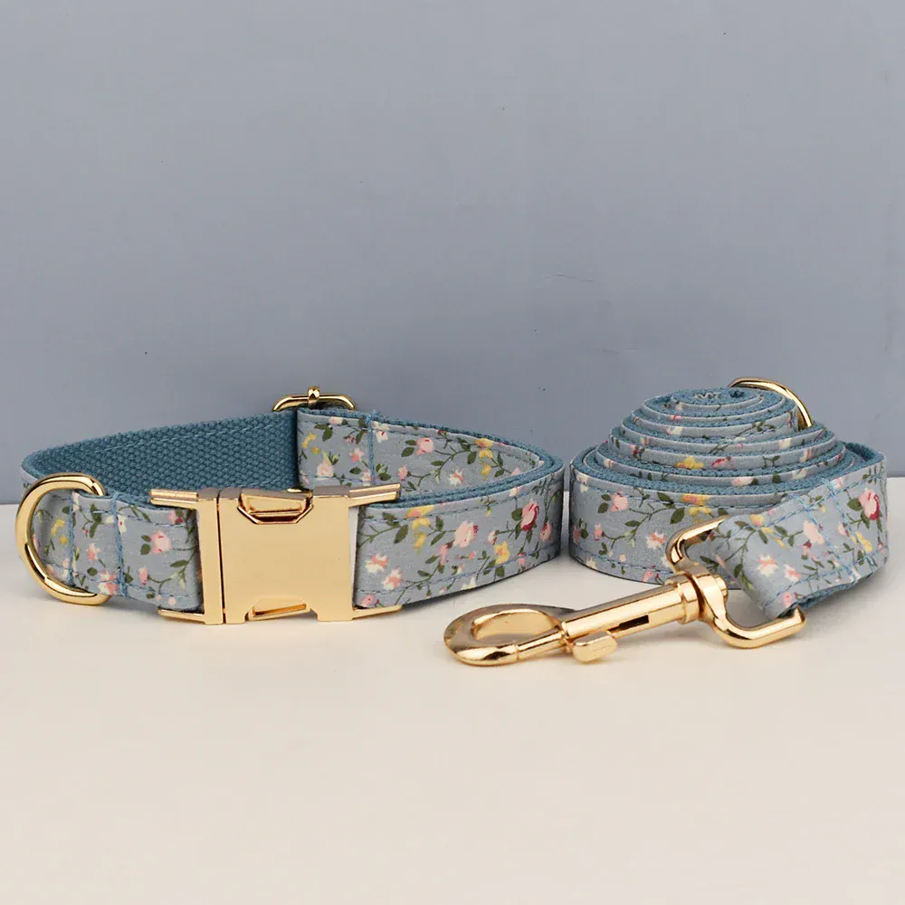 Personalized Dusty Blue Floral Classic Set - Image 8
