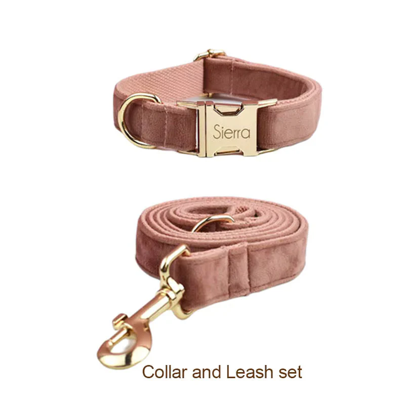 Personalized Dusty Pink Velvet Classic Set - Image 17