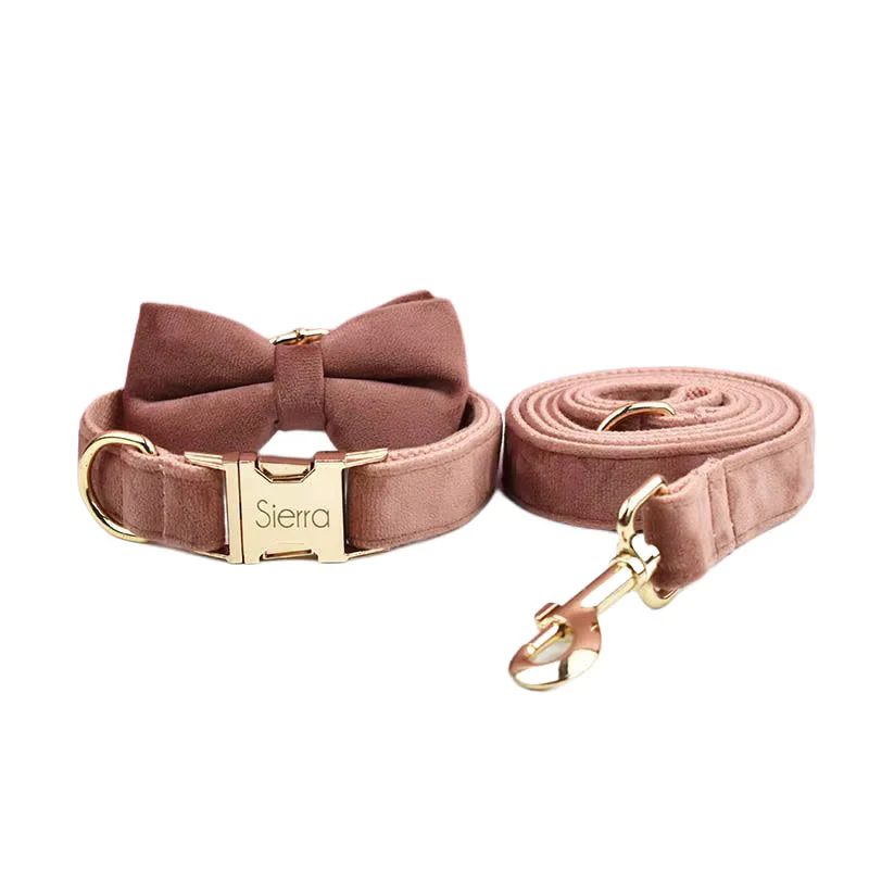 Personalized Dusty Pink Velvet Classic Set - Image 18