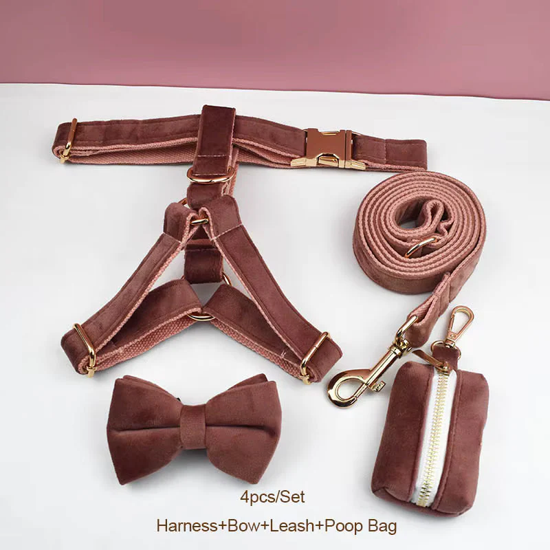 Personalized Dusty Pink Velvet Classic Set - Image 20