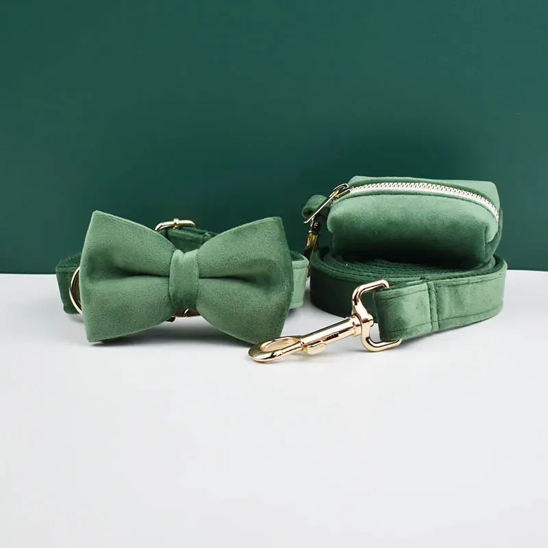 Personalized Forest Green Velvet Classic Set - Image 11