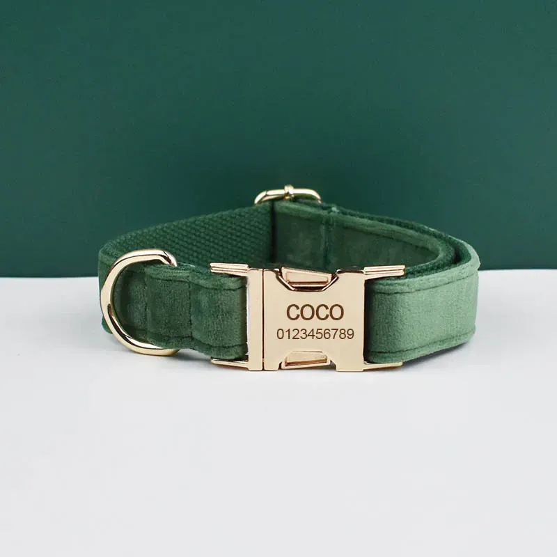 Personalized Forest Green Velvet Classic Set - Image 12
