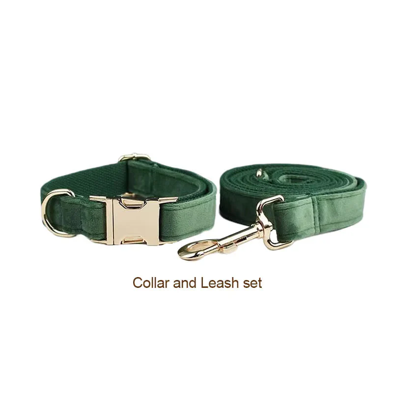 Personalized Forest Green Velvet Classic Set - Image 19