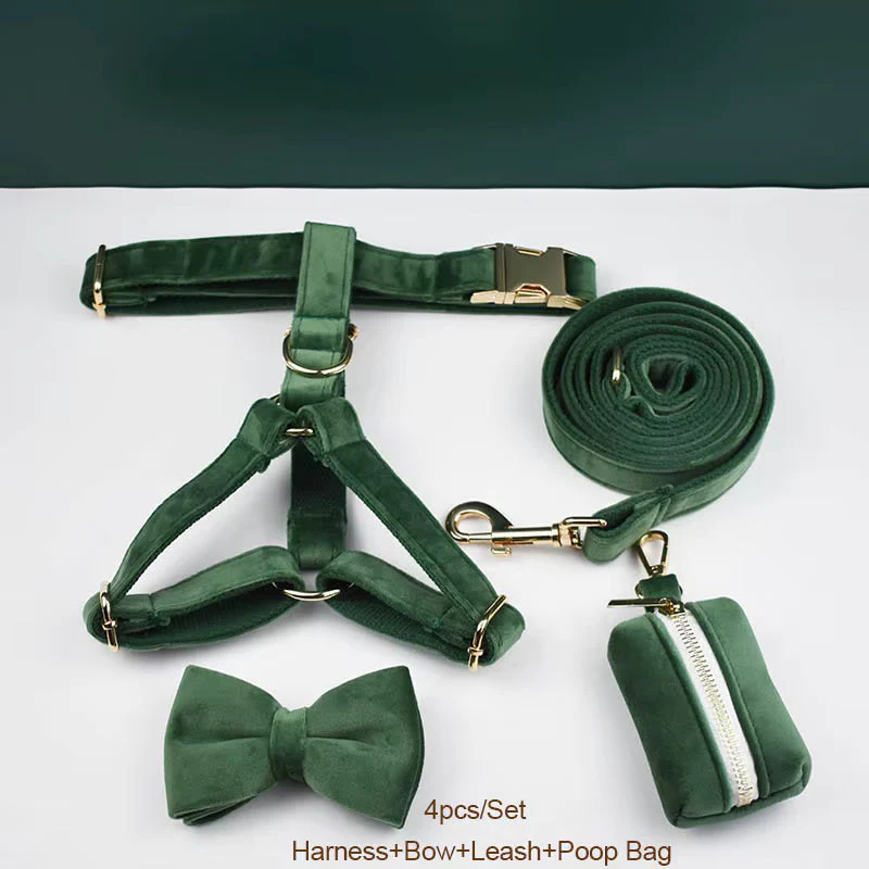 Personalized Forest Green Velvet Classic Set - Image 21