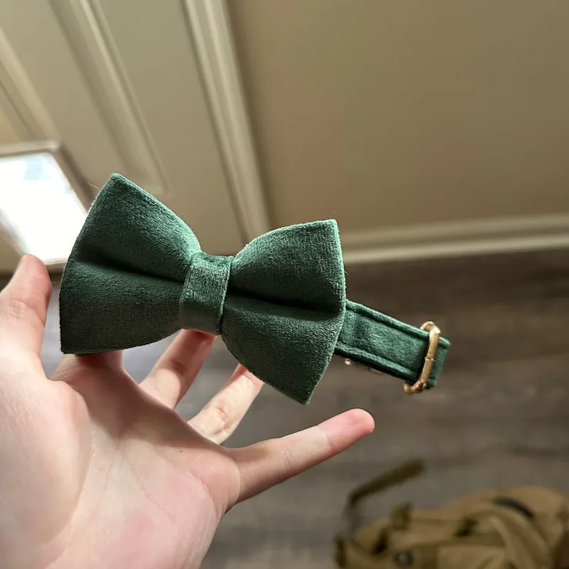 Personalized Forest Green Velvet Classic Set - Image 9