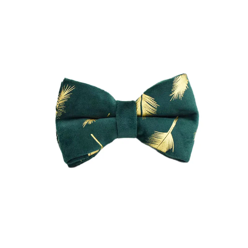 Personalized Green Feather Velvet Floral Classic Set - Image 19