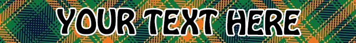 Personalized Green Kilt Plaid Dog Collar - Image 2