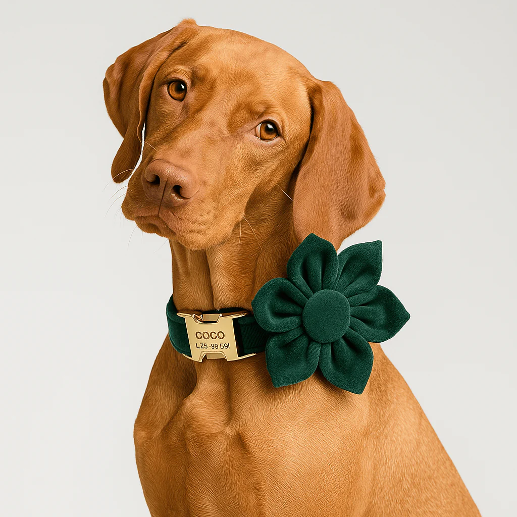 Personalized Green Velvet Classic Set - Image 2