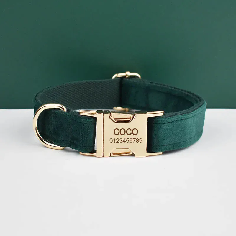 Personalized Green Velvet Classic Set - Image 9