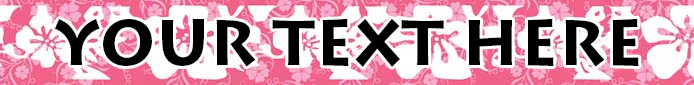 Personalized Island Floral Pink Dog Collar - Image 2