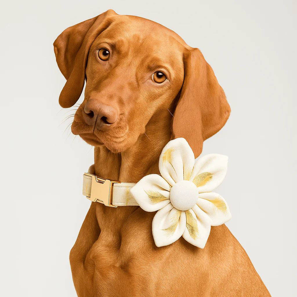 Personalized Ivory Gold Leaf Velvet Classic Set - Image 2