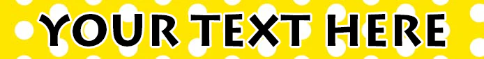 Personalized Lemon Polka Dot Dog Collar - Image 2