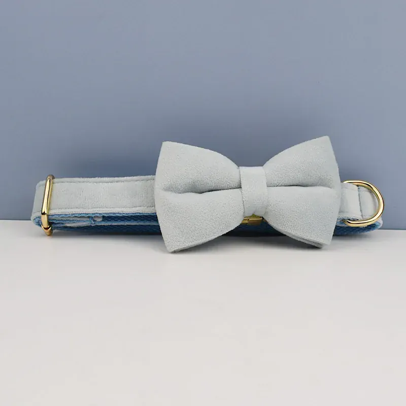 Personalized Light Blue Velvet Classic Set - Image 11