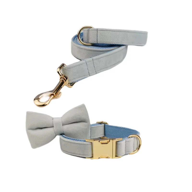 Personalized Light Blue Velvet Classic Set - Image 20