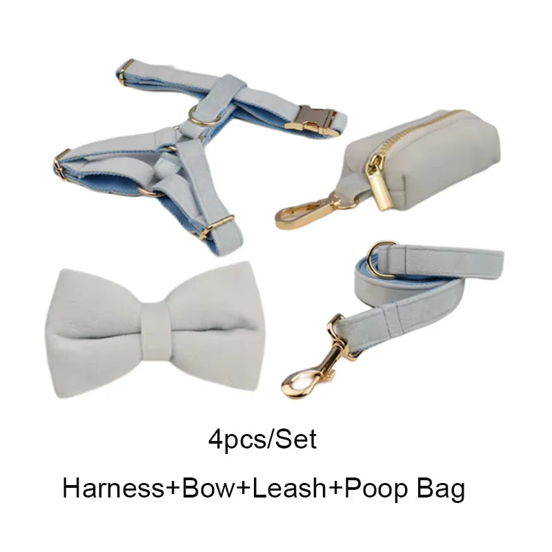 Personalized Light Blue Velvet Classic Set - Image 21