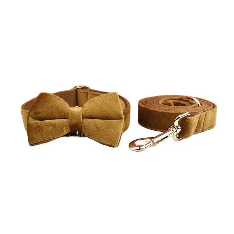 Personalized Light Coffee Velvet Classic Set - Image 17