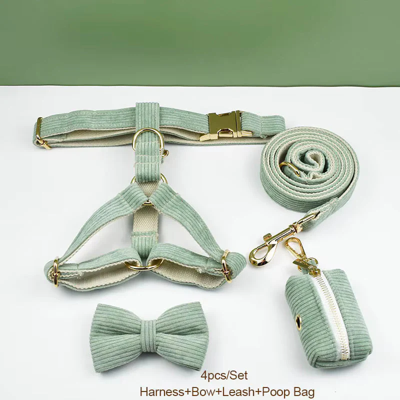 Personalized Light Green Corduroy Classic Set - Image 19